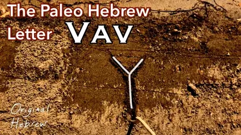 6. Vav - Paleo Hebrew Alphabet Series