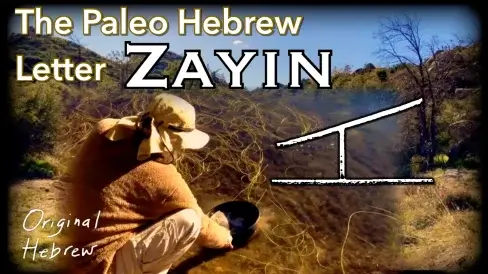7. Zayin - Paleo Hebrew Alphabet Series